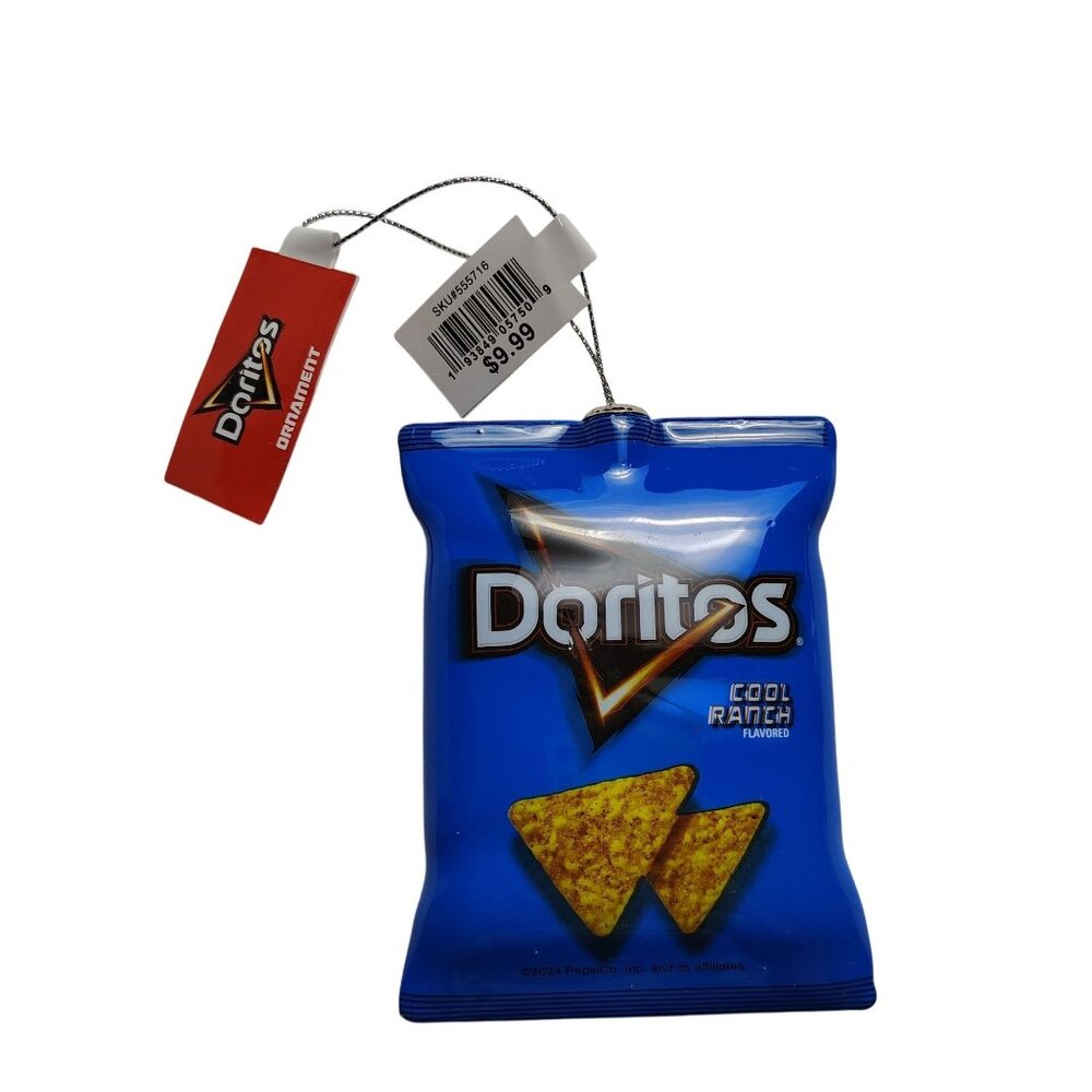 Doritos Cool Ranch Chips Ornament 3 Inch Novelty Decoupage Christmas Decoration